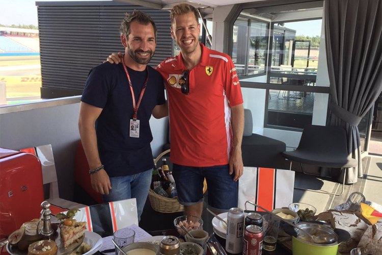 Timo Glock und Sebastian Vettel