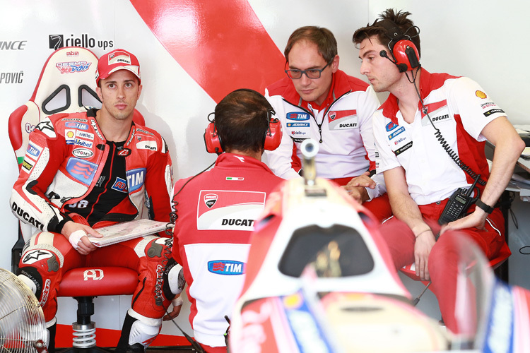 Andrea Dovizioso und Ducati sind ratlos