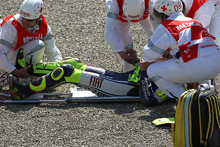 Rossi: Erste schwere Verletzung in 15 Jahren GP