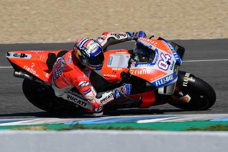 Andrea Dovizioso fuhr in Jerez nicht auf schnelle Rundenzeiten