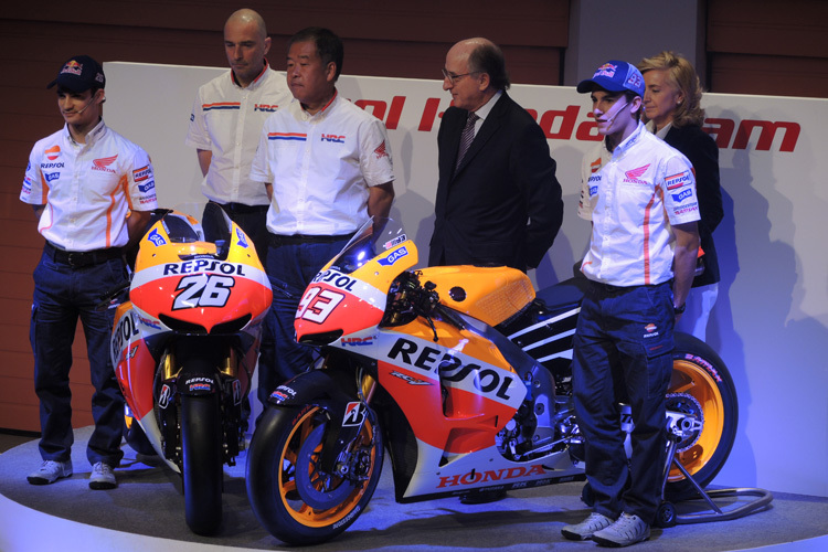 Repsol Honda in neuem Outfit