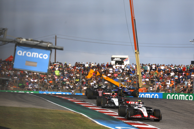 Nico Hülkenberg vor Tsunoda und Zhou