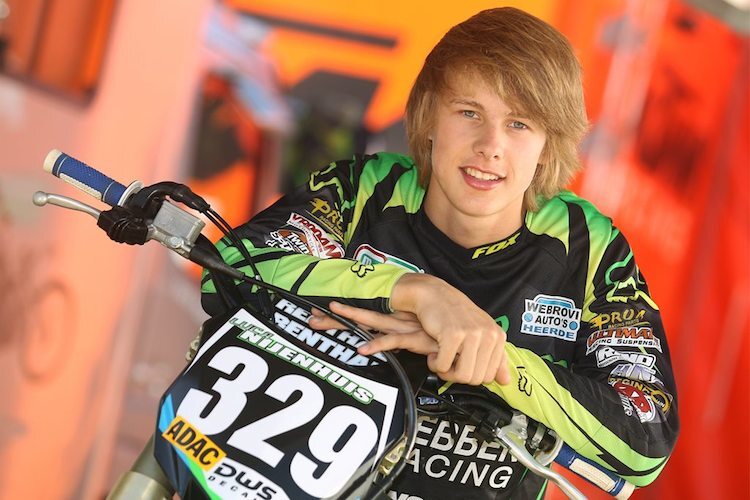 Der Niederländer Luca Nijenhuis fährt 2016 für Kawasaki Pfeil