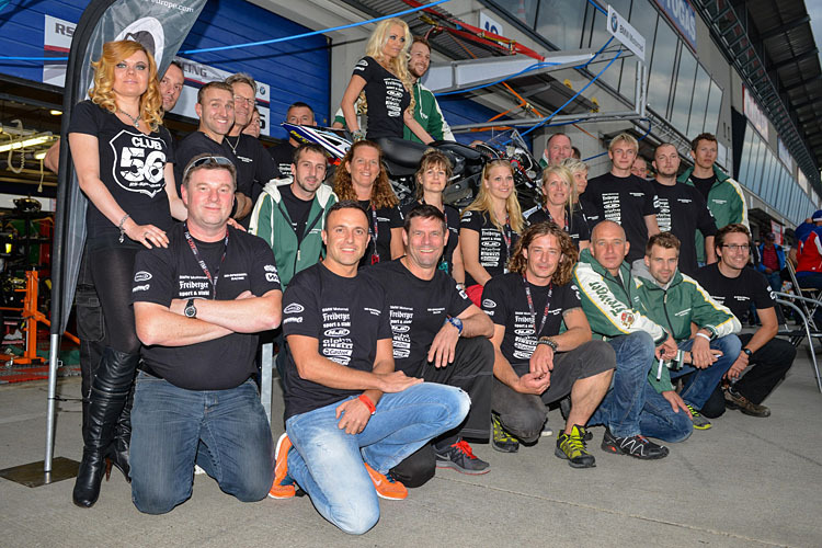 Das gesamte Team von RS Speedbikes Racing