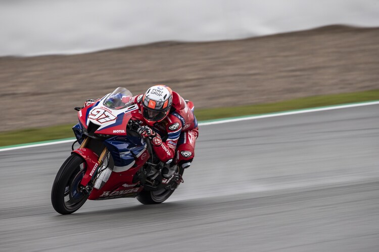 Xavi Vierge im Regen von Montmelo