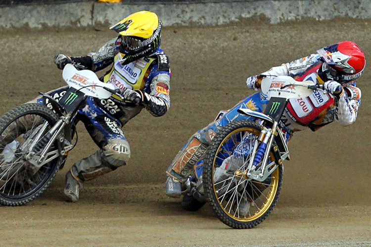 Chris Holder (gelb) verlor die meisten Duelle