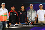 Das waren noch Zeiten! Nico Hülkenberg, Timo Glock, Sebastian Vettel, Michael Schumacher und Nico Rosberg 2012