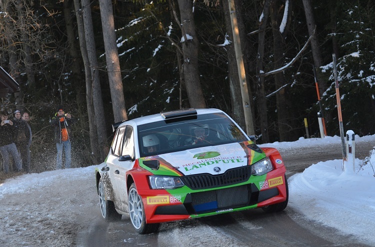 Armin Kremer mit seinem Skoda Fabia R5