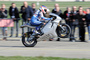Freddie Spencer bei der ersten Probefahrt mit der Suter MMX500