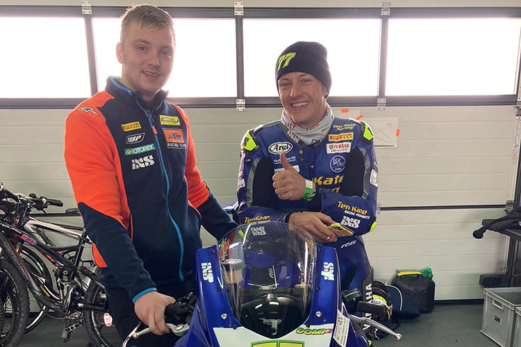 Domi Aegerter als Gast in der KTM-Box