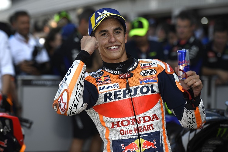 Pole-Setter Marc Márquez hatte Grund zur Freude