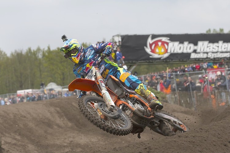 Tony Cairoli hat sich in Valkswaarden die Hand gebrochen