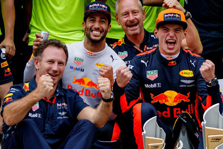 So will Red Bull Racing nachher feiern