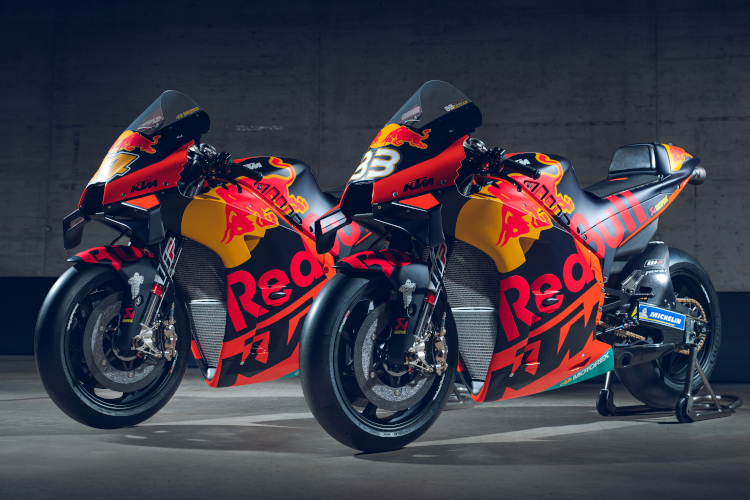 Die KTM-Werksmaschinen von Pol Espargaró und Brad Binder für die MotoGP-Saison 2020
