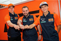 Thomas Kjer Olsen, Justin Amian und Liam Everts (v.l.)