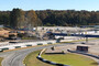 Der Blick von Turn 11 offenbart es: Der Tower in Road Atlanta ist abgerissen