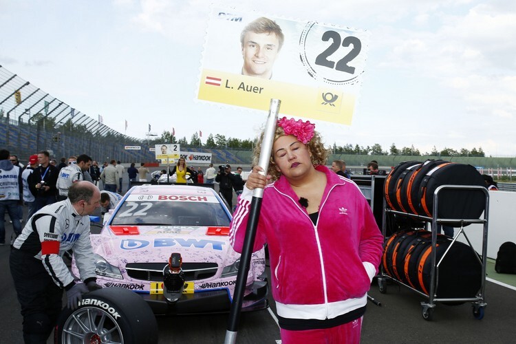 Cindy aus Marzahn als Grid Girl