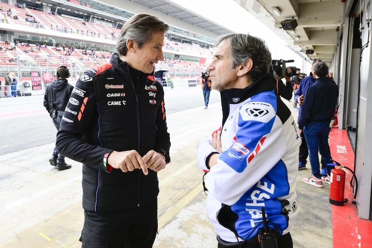 Aprilia Racing und Trackhouse: Massimo Rivola mit Davide Brivio