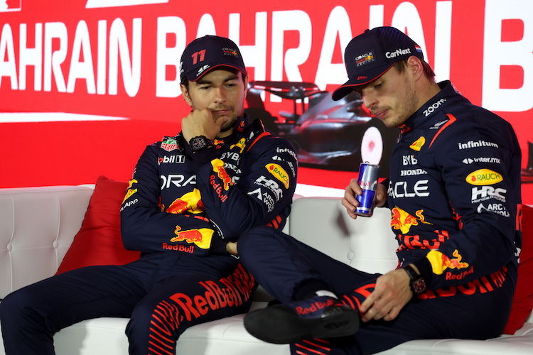 Max Verstappen und Sergio Pérez