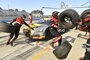 Schon im Vorjahr ging es bei den 8h von Laguna Seca in der Box zur Sache