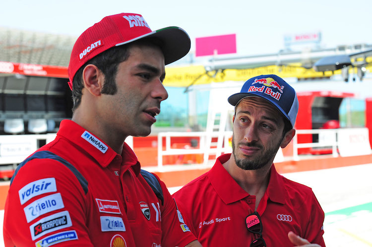 Danilo Petrucci mit Andrea Dovizioso