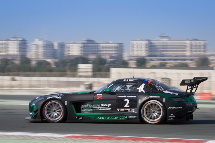 Dritter Sieg für Black Falcon und Mercedes in Dubai in vier Jahren