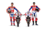 Danilo Petrucci und Scott Redding mit ihren Ducati-Bikes für 2017