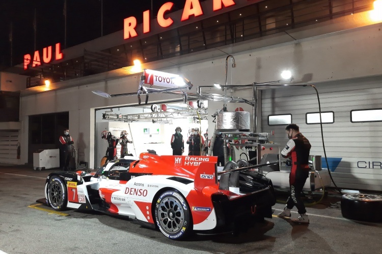 Der Toyota GR010 Hybrid beim Testen in Le Castellet