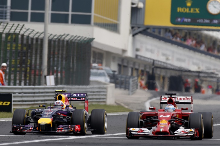 Daniel Ricciardo gegen Fernando Alonso