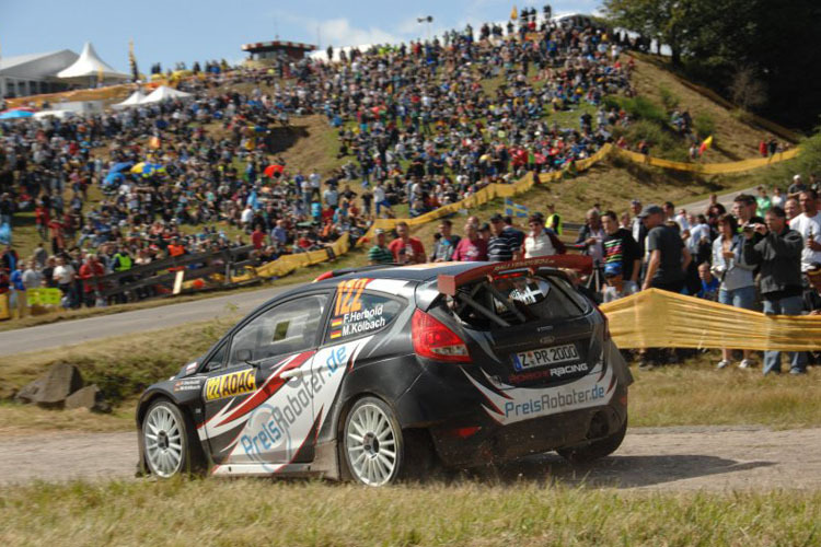 Felix Herbold bei der Rallye Deutschland