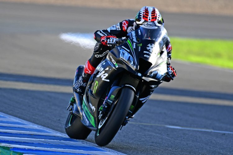 Jonathan Rea sorgte beim Jerez-Test für die schnellsten Rundenzeiten 