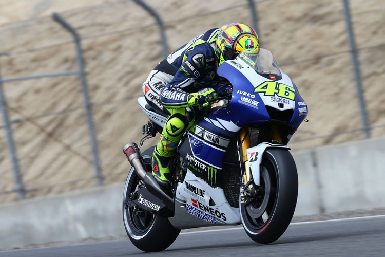 Valentino Rossi in Laguna Seca