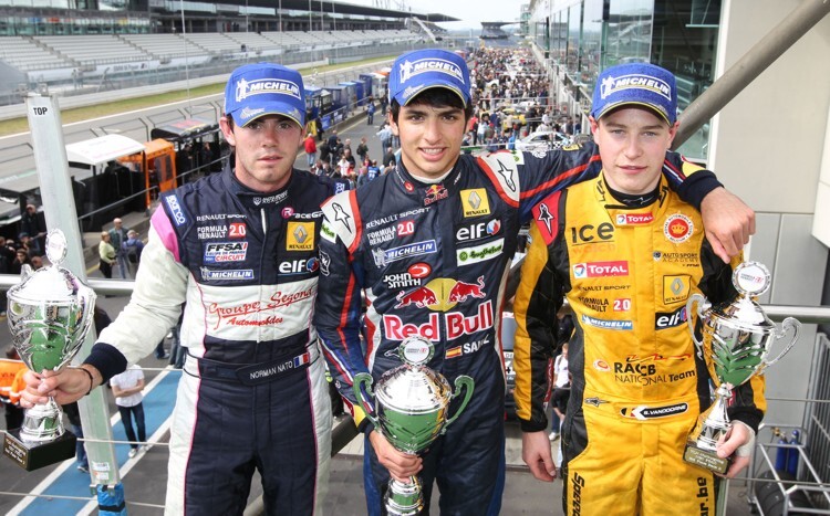 Podest nach Rennen 2: Sainz siegt vor Nato und Vandoorne