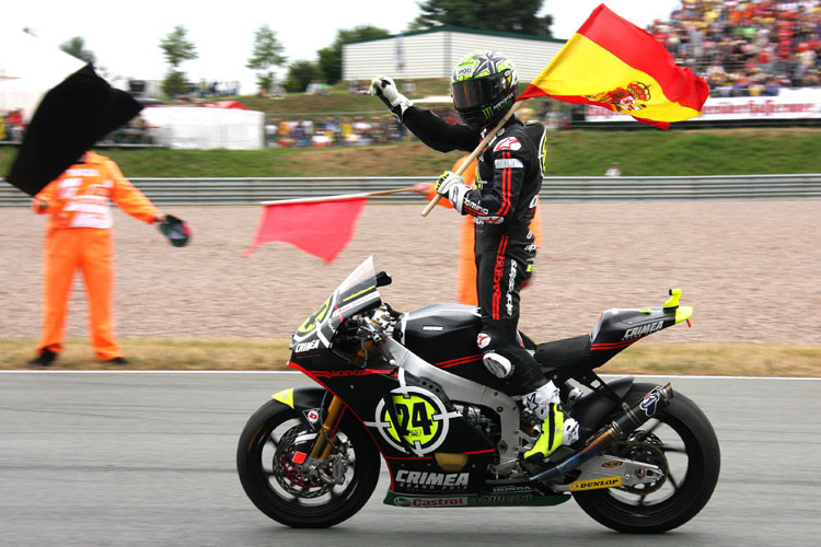 Toni Elias: sechs Moto2-Siege (hier am Sachsenring)