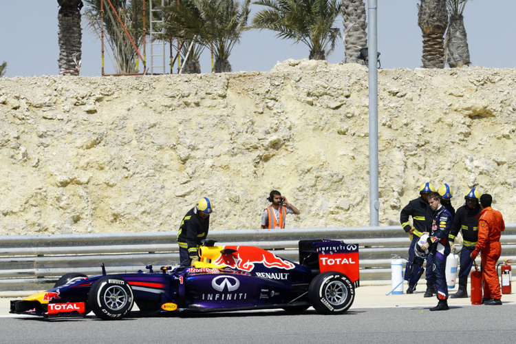 Erneut Probleme für Sebastian Vettel mit Red Bull Racing