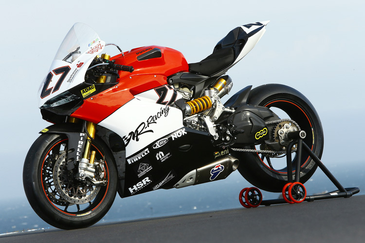 Die Ducati 1199 Panigale R des deutschen MR-Racing-Teams