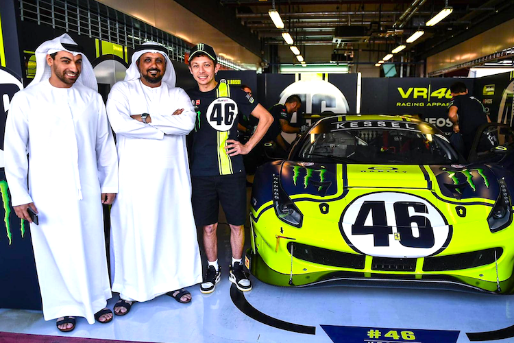 Valentino Rossi in Abu Dhabi