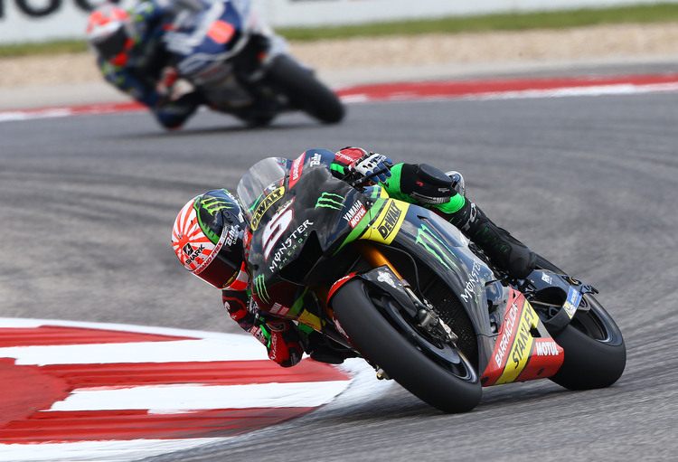 Johann Zarco auf der Tech3-Yamaha in Austin