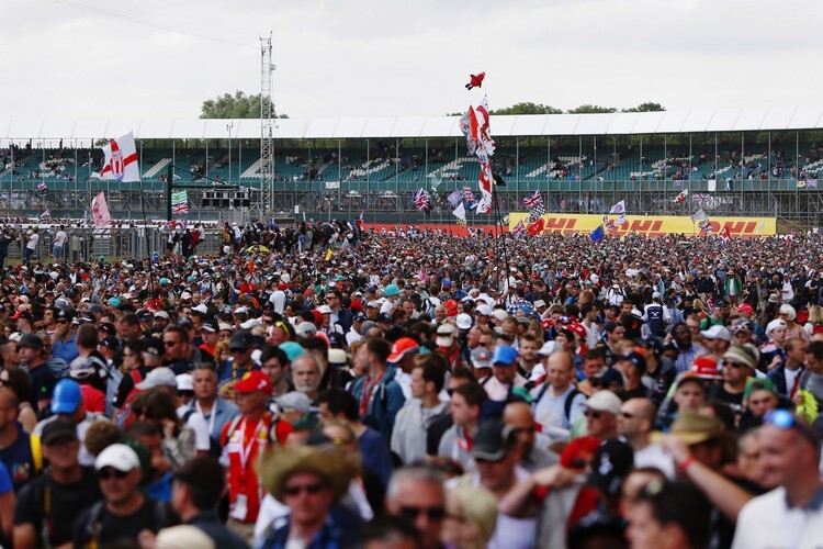 Riesiges Interesse in Silverstone