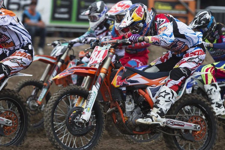 Jeffrey Herlings gewinnt den ersten Lauf von Matterley Basin