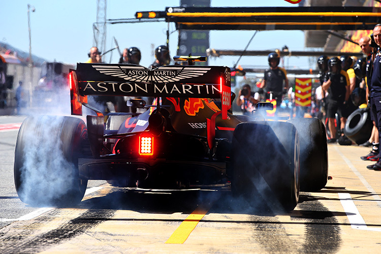 Max Verstappen fehlte am Ende weniger als eine Zehntel auf Sebastian Vettel