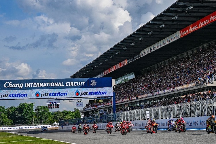 Die MotoGP wird 2025 und 2026 in Thailand starten