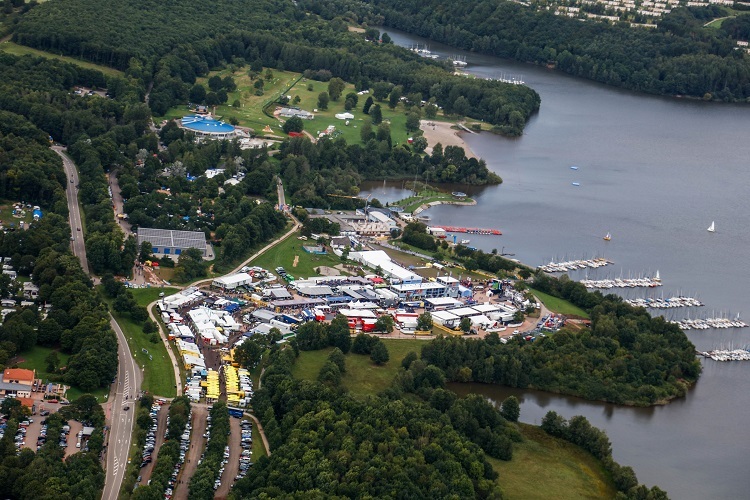 Der nordsaarländische Bostalsee ist das Herz der Rallye