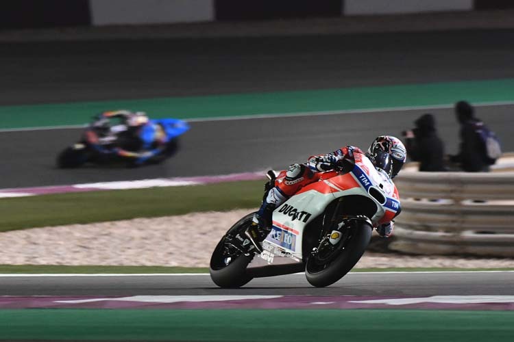 Andrea Dovizioso auf der Ducati Desmosedici