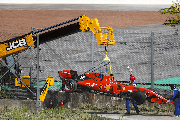 Der Crash in Brasilien bescherte Ferrari einen Doppelnuller