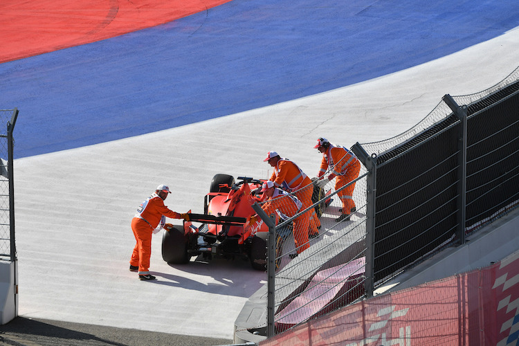 Sebastian Vettels Ferrari