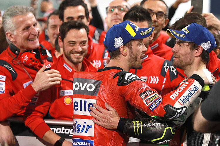 Andrea Dovizioso muss um seinen Sieg bangen