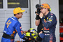 Lando Norris und Max Verstappen