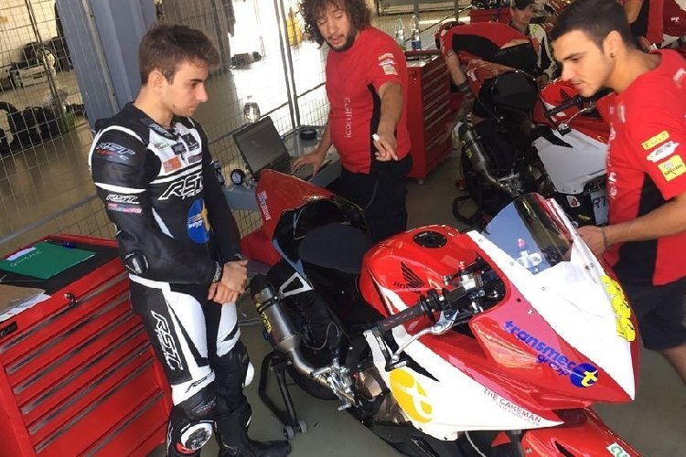 Trystan Finocchiaro hofft auf eine erfolgreiche Saison mit der Honda CBR500RR von Scuderia Maranga 