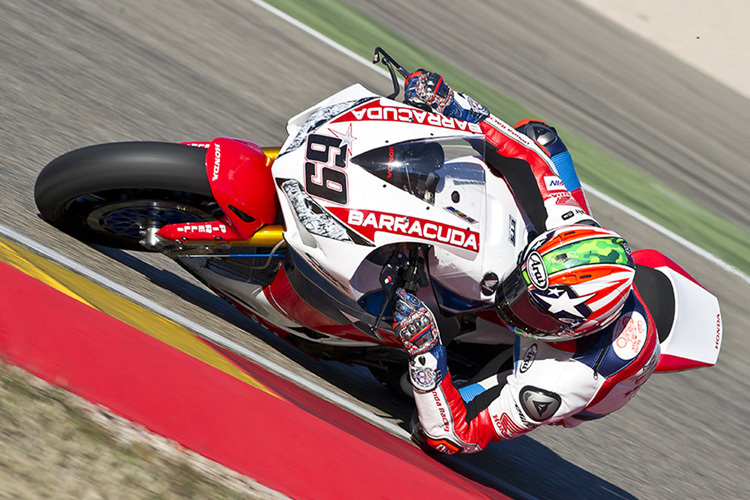 Nicky Hayden in Aragón